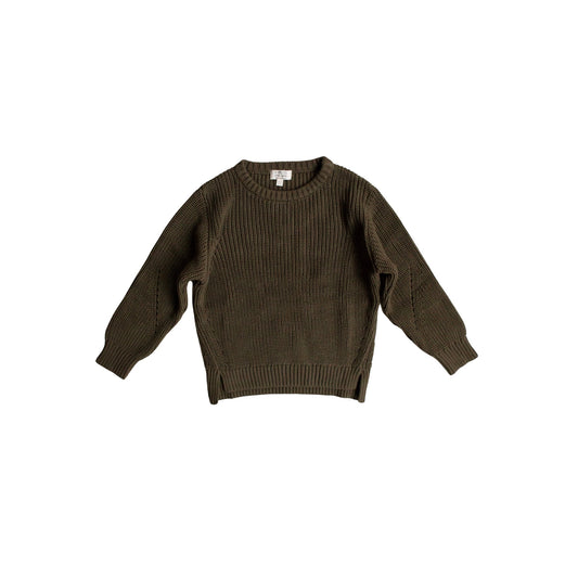 ﻿THE SIMPLE FOLK The Essential Sweater Olive ALWAYS SHOW