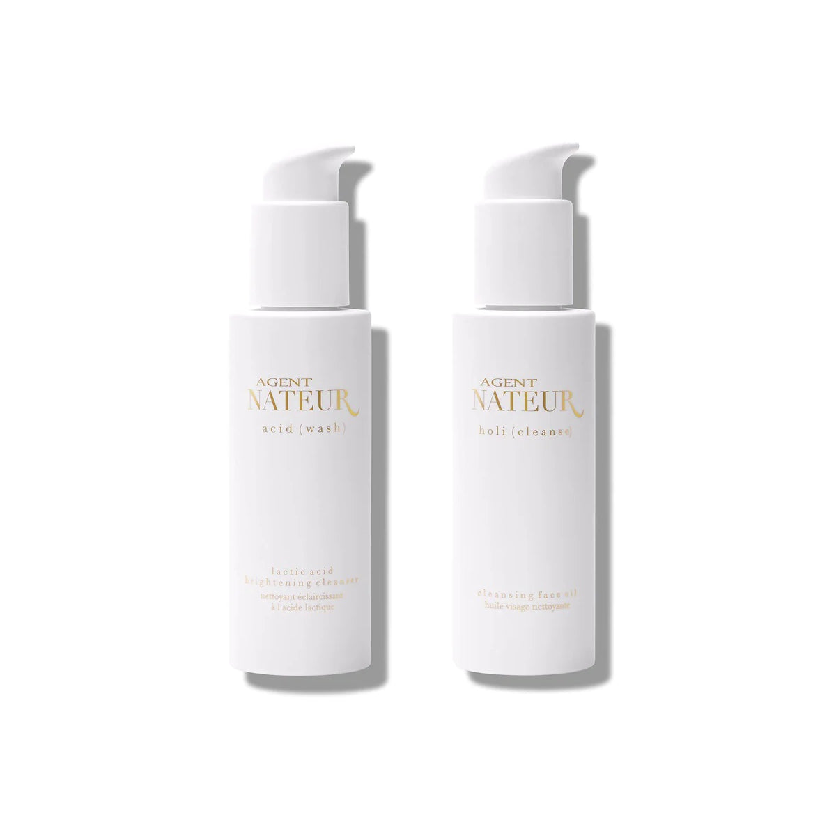 AGENT NATEUR Lactic Acid Cleanser Duo Travel Size