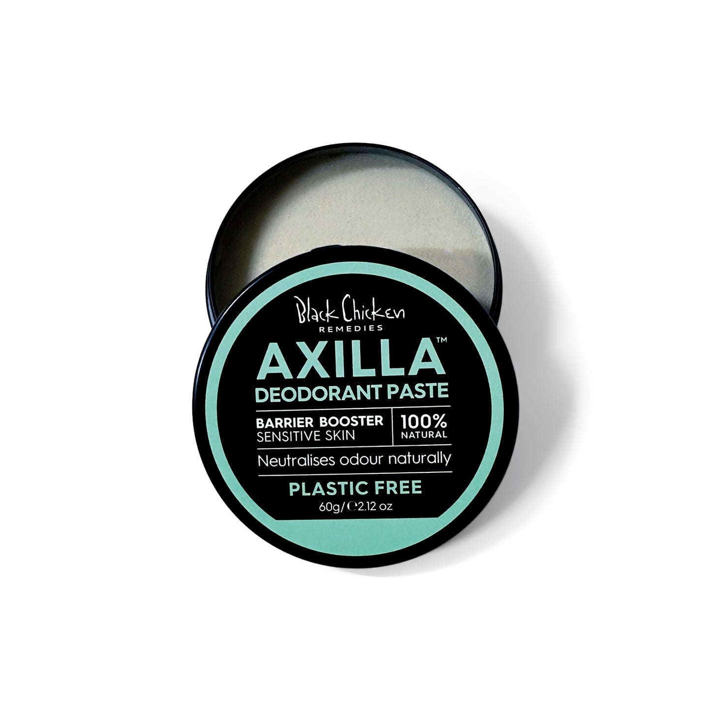 BLACK CHICKEN REMEDIES Axilla™ Natural Deodorant Paste Barrier Booster Plastic Free