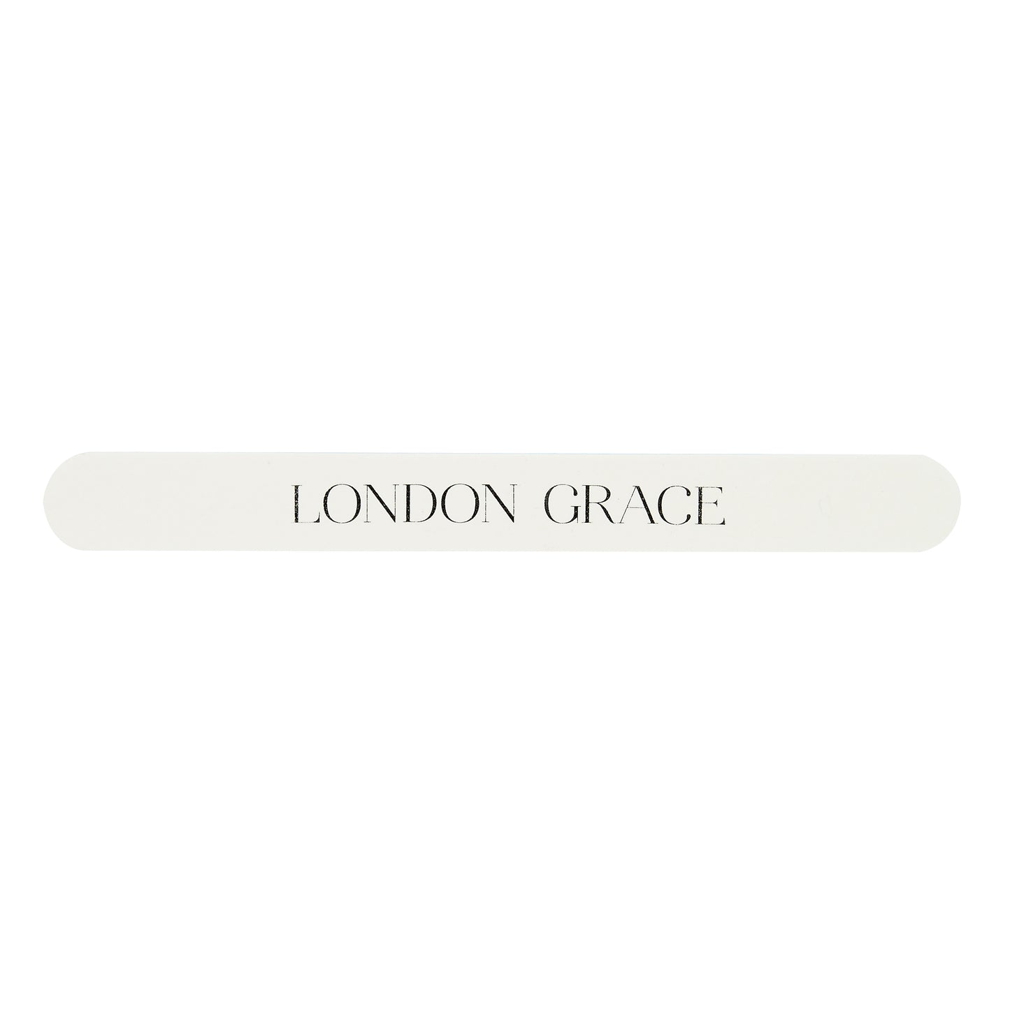 London Grace Shape File, designed to shape and maintain nails for a neat and natural finish. Ideal for creating smooth, snag-free nails. ALWAYS SHOW