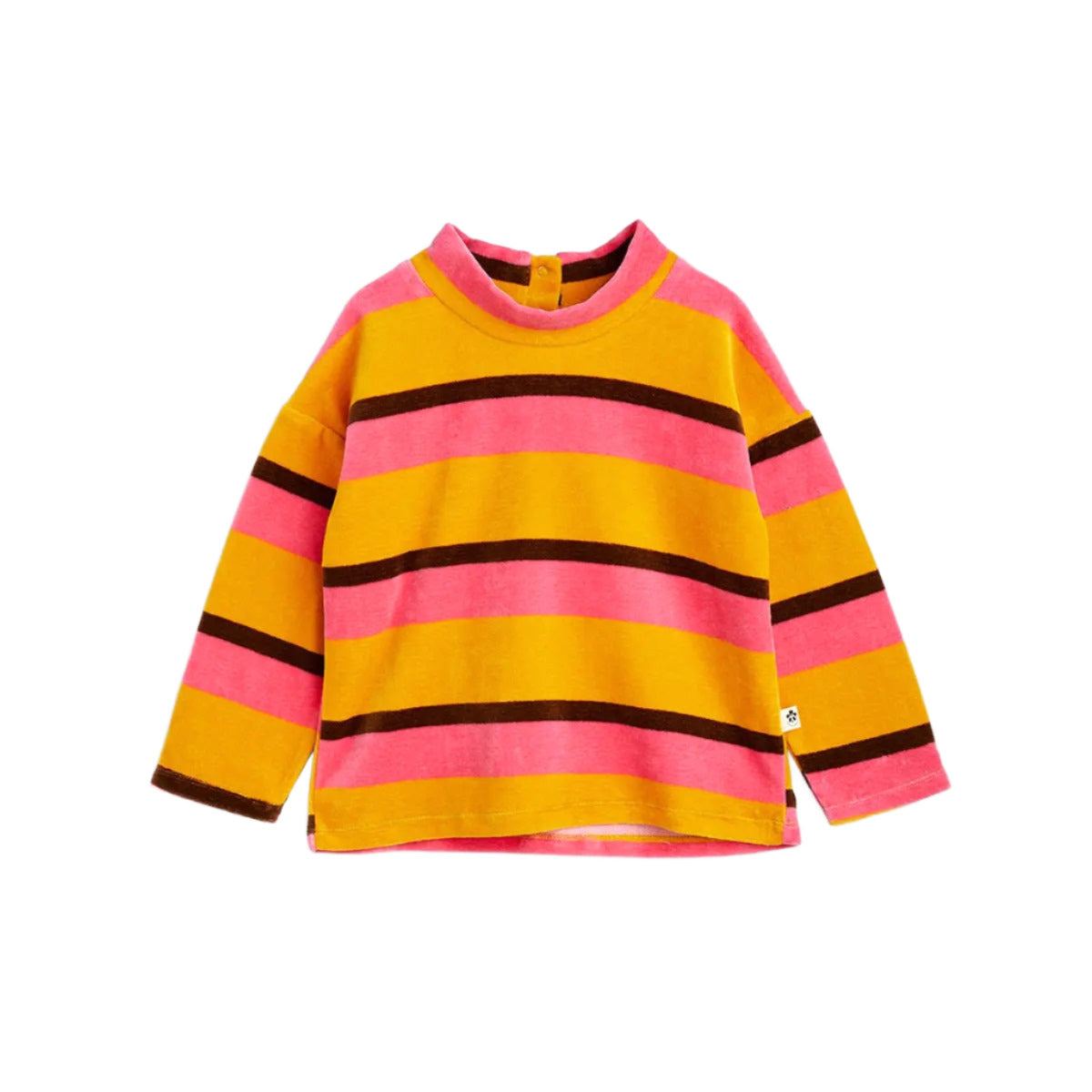 MINI RODINI - Stripe Velour Sweatshirt – The Green Jungle Beauty Shop