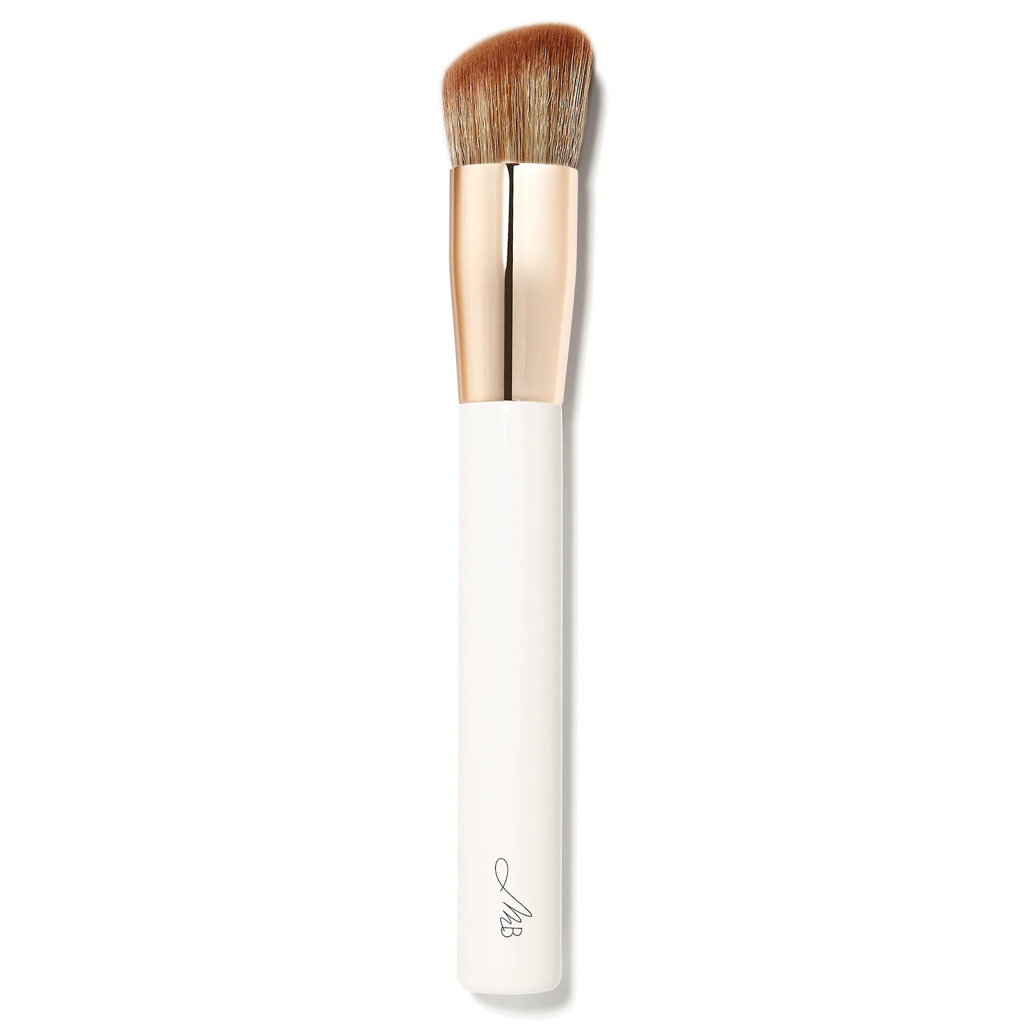 Monika Blunder Beauty Call Your Buff Angled Brush, synthetic angled brush for smooth, streak-free base and blush application