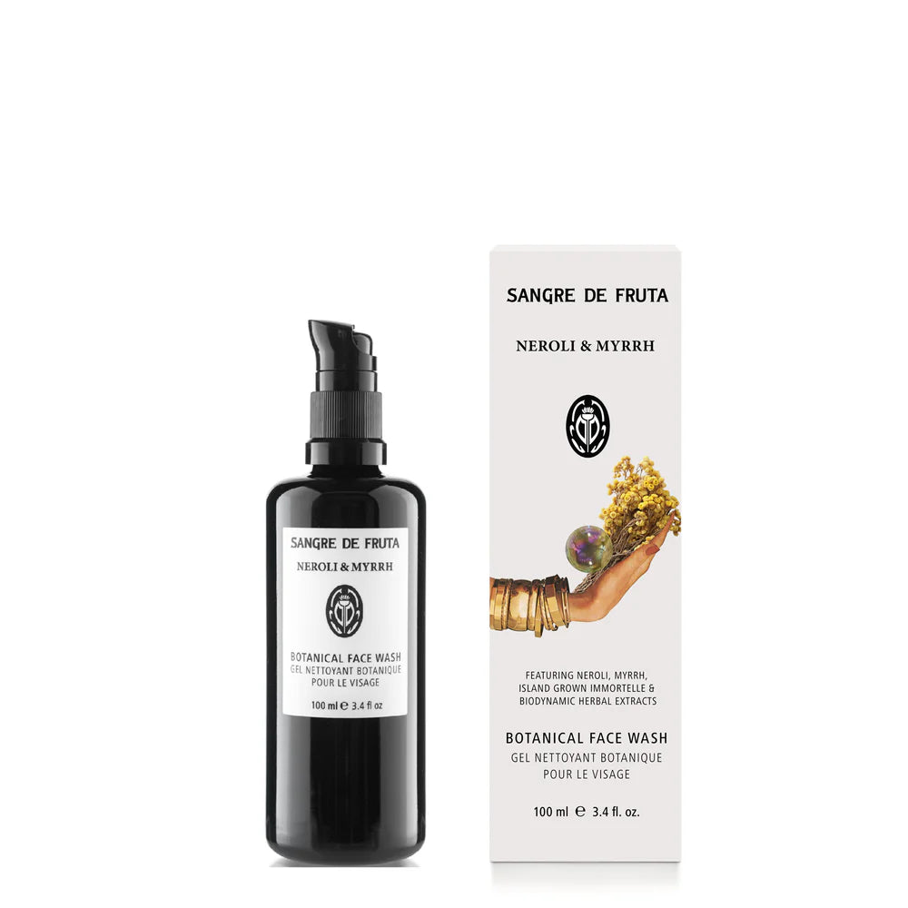 SANGRE DE FRUTA Neroli & Myrrh Botanical Face Wash