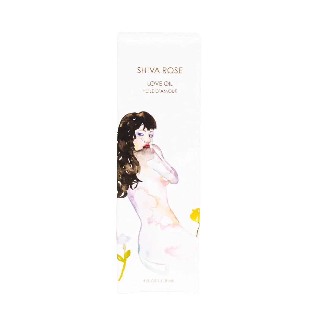 SHIVA ROSE Love Oil box packaging