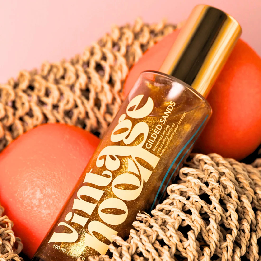 VINTAGE NOON Gilded Sands Barrier-Enhancing Shimmering Body Oil