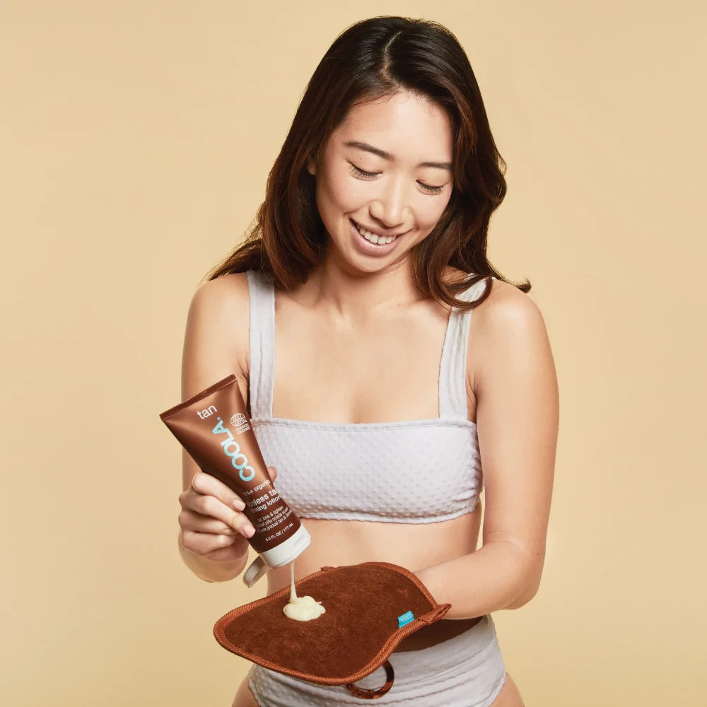 COOLA Sunless Tan 2-In-1 Applicator Exfoliator Mitt
