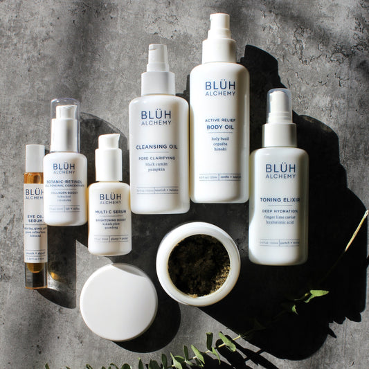 Get Glowing Skin with Blüh Alchemy Products