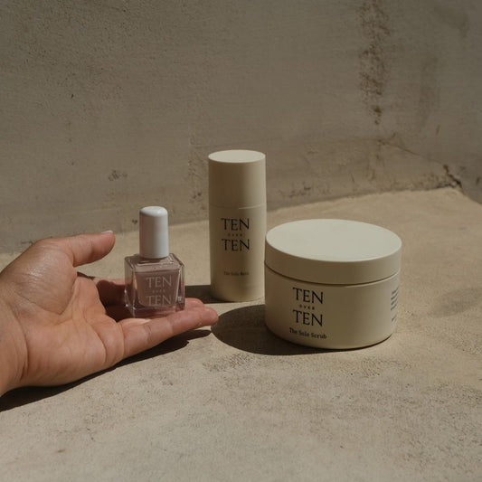 Hand and foot care essentials made better. Meet Tenoverten