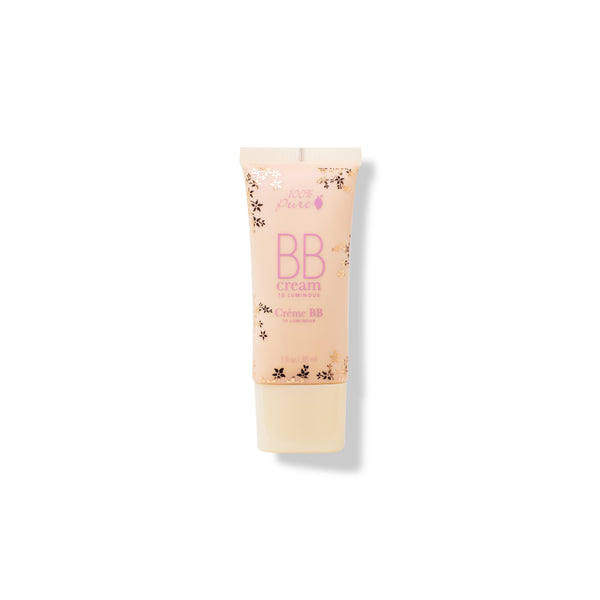 Tube of 100% PURE BB Cream Shade 10 Luminous, a hydrating skincare-makeup hybrid that evens skin tone with natural full to medium coverage and a radiant finish.