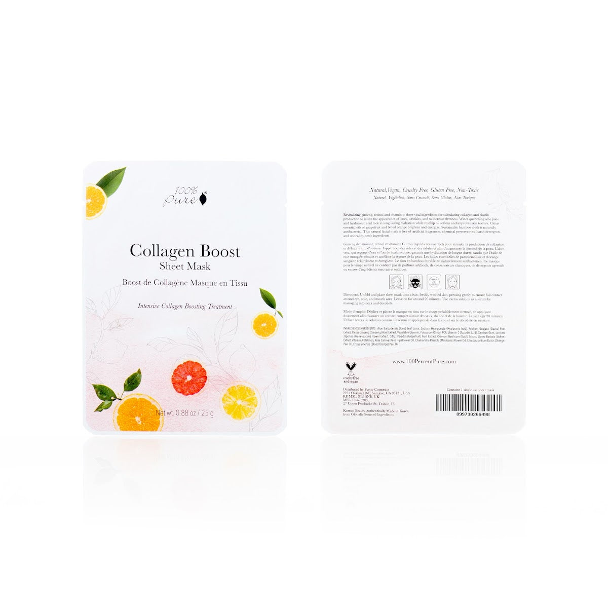 100% PURE Collagen Boost Sheet Mask