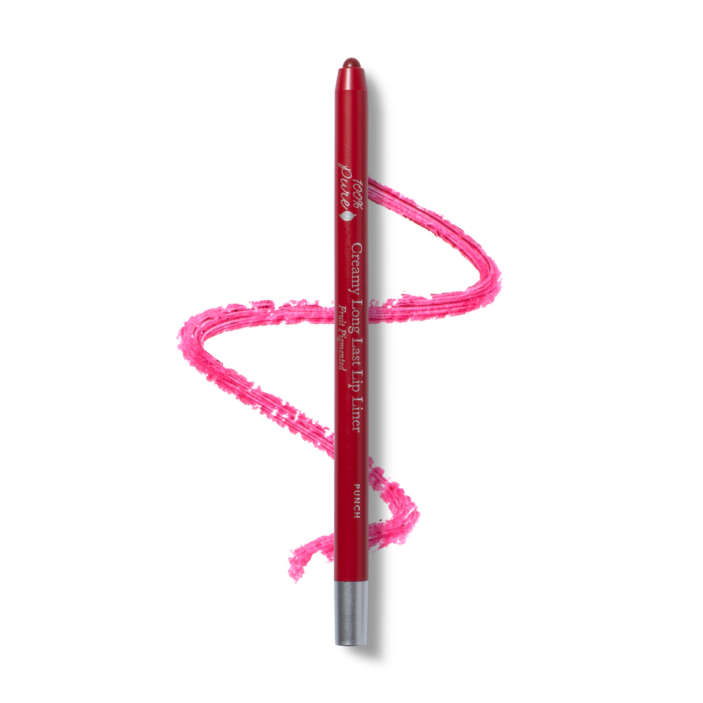 100% PURE Creamy Long Last Lip Liner Punch
