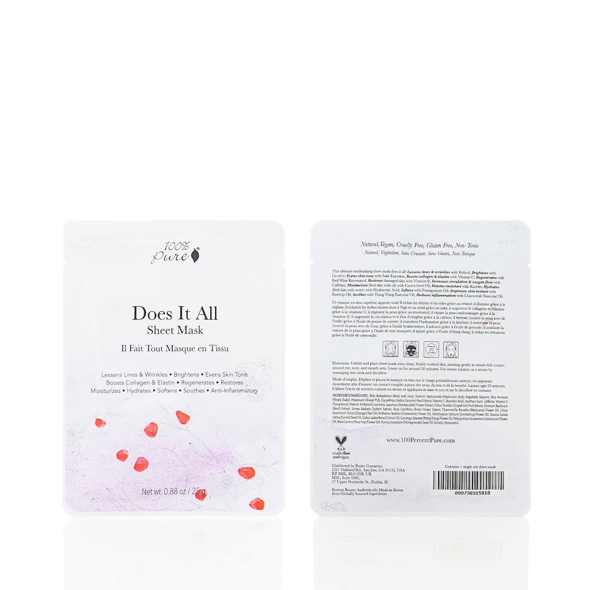 100% PURE Does It All Sheet Mask