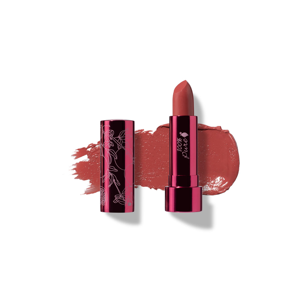 100% PURE Fruit Pigmented Pomegranate Oil Moisturizing Lipstick Foxglove