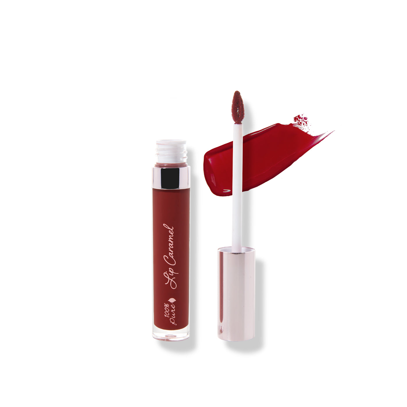 100% PURE Lip Caramel red velvet