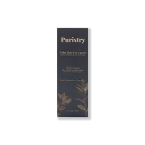 Puristry Verba Mate Eye Cream packaging on a white background
