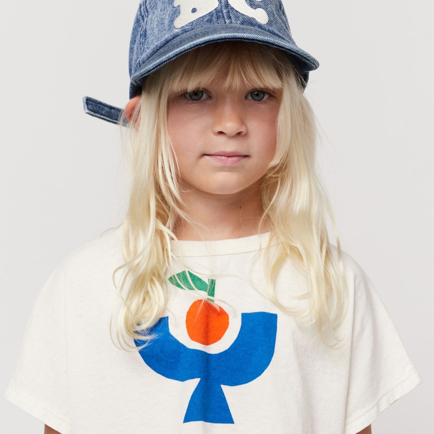 BOBO CHOSES Tomato Plate Cropped T-shirt ALWAYS SHOW
