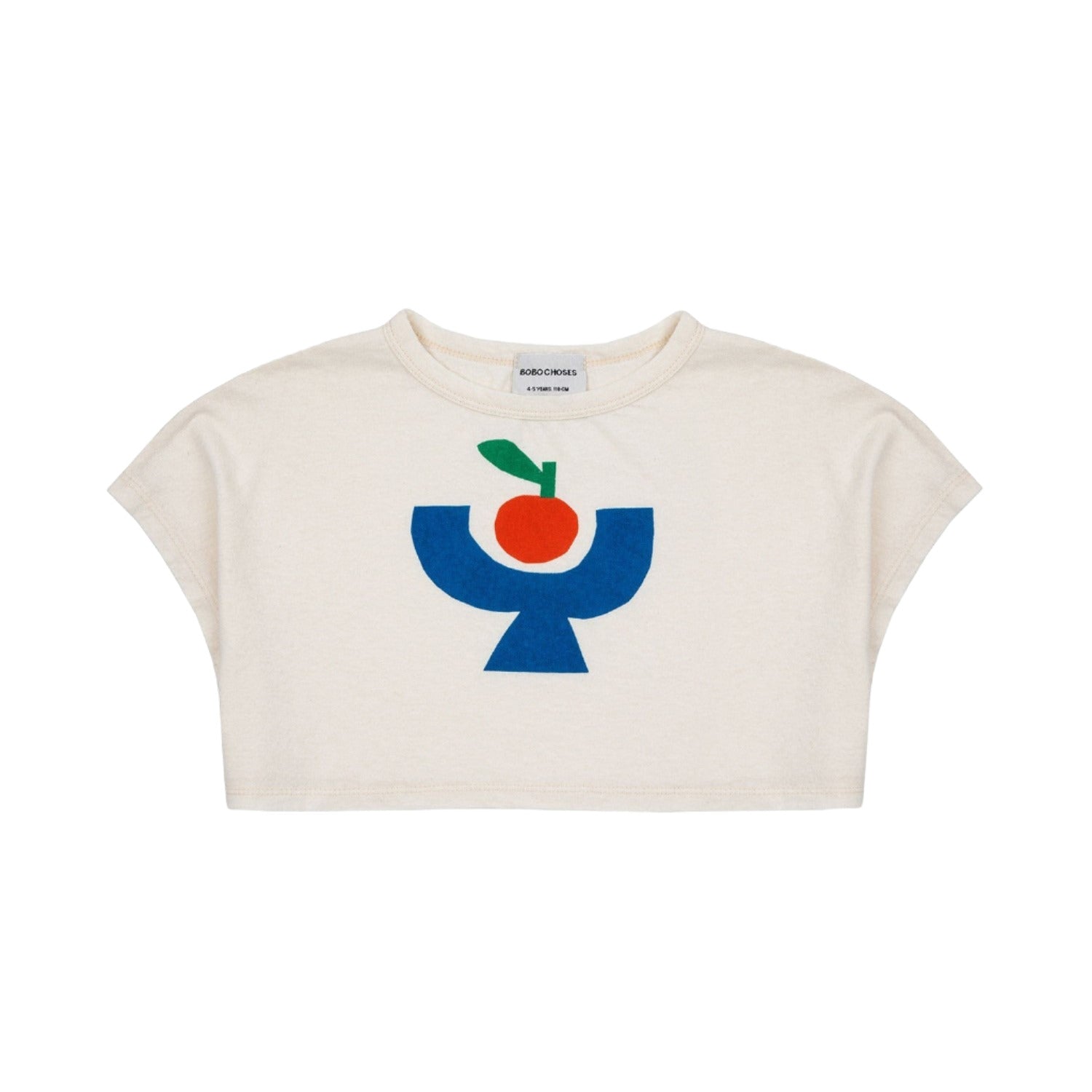 BOBO CHOSES Tomato Plate Cropped T-shirt ALWAYS SHOW