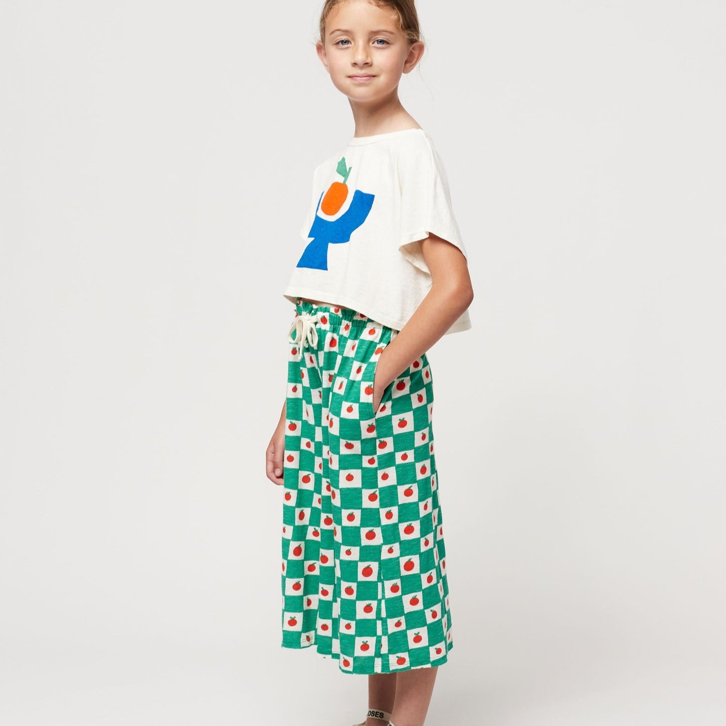 BOBO CHOSES Tomato All Over Culotte Pants ALWAYS SHOW