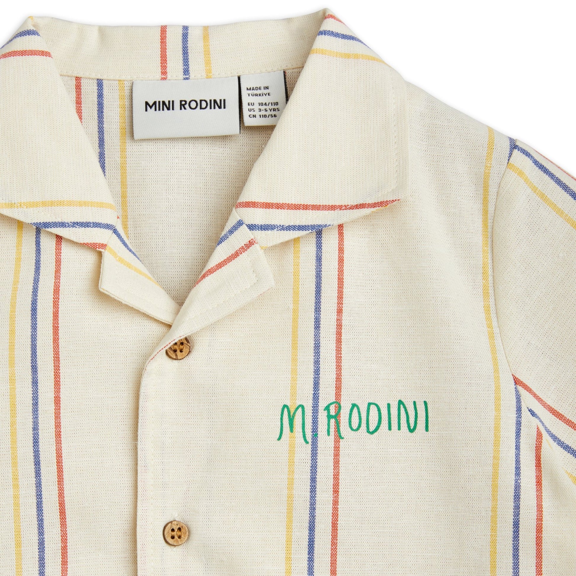 MINI RODINI Stripe Woven Shirt ALWAYS SHOW