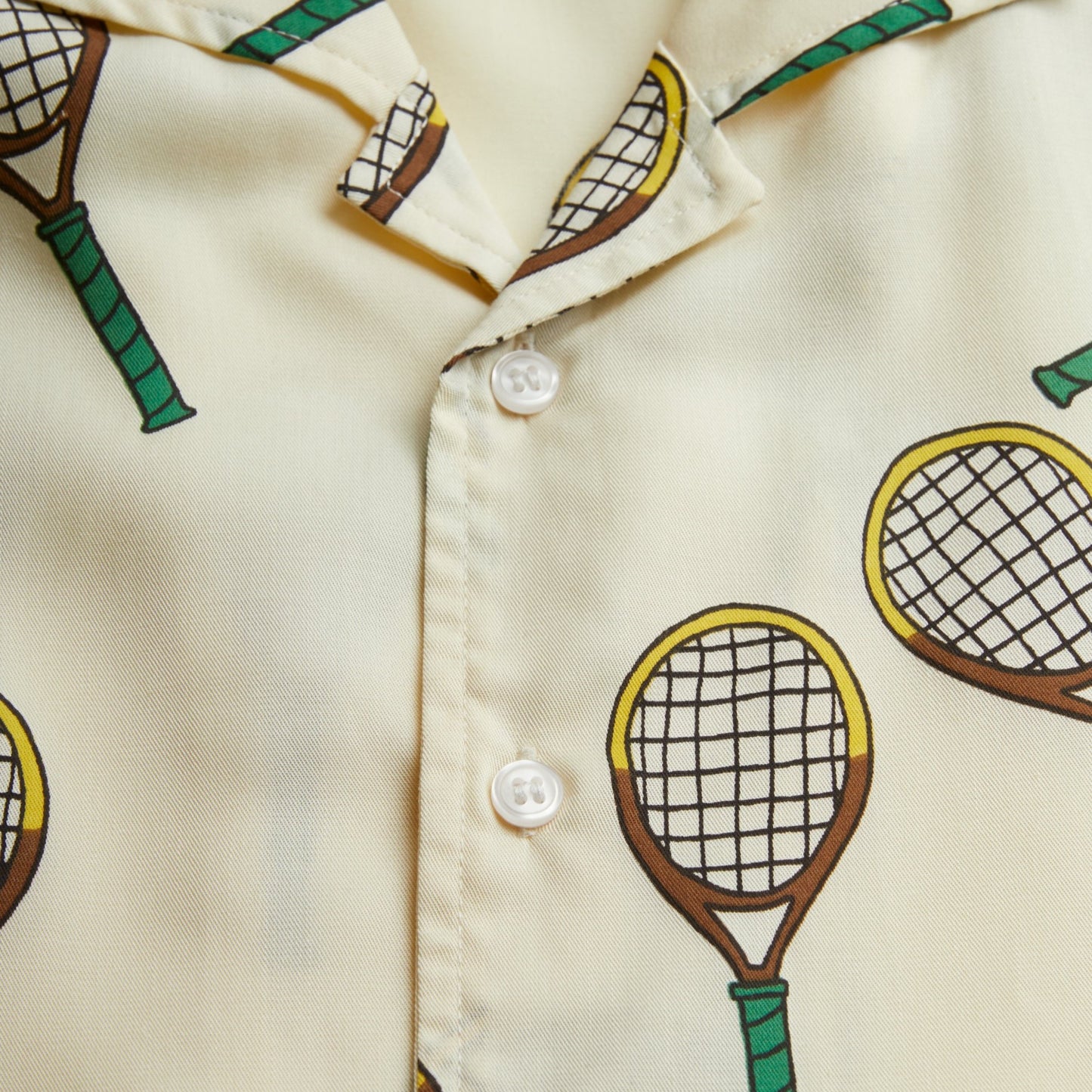 MINI RODINI Tennis Woven Shirt ALWAYS SHOW