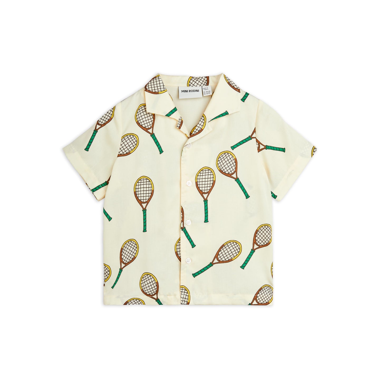 MINI RODINI Tennis Woven Shirt ALWAYS SHOW