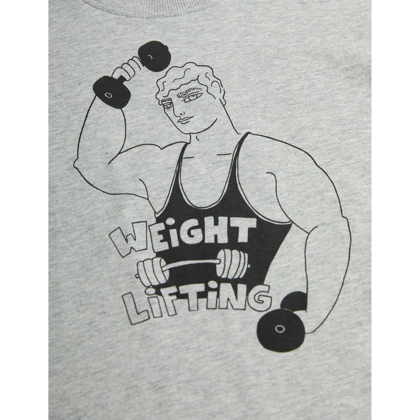 MINI RODINI Weight Lifting T-Shirt ALWAYS SHOW