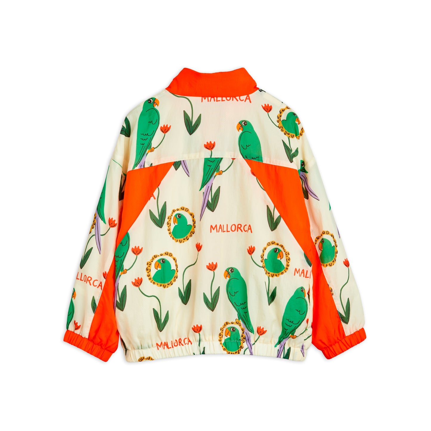 MINI RODINI Parrots Nylon Track Jacket ALWAYS SHOW