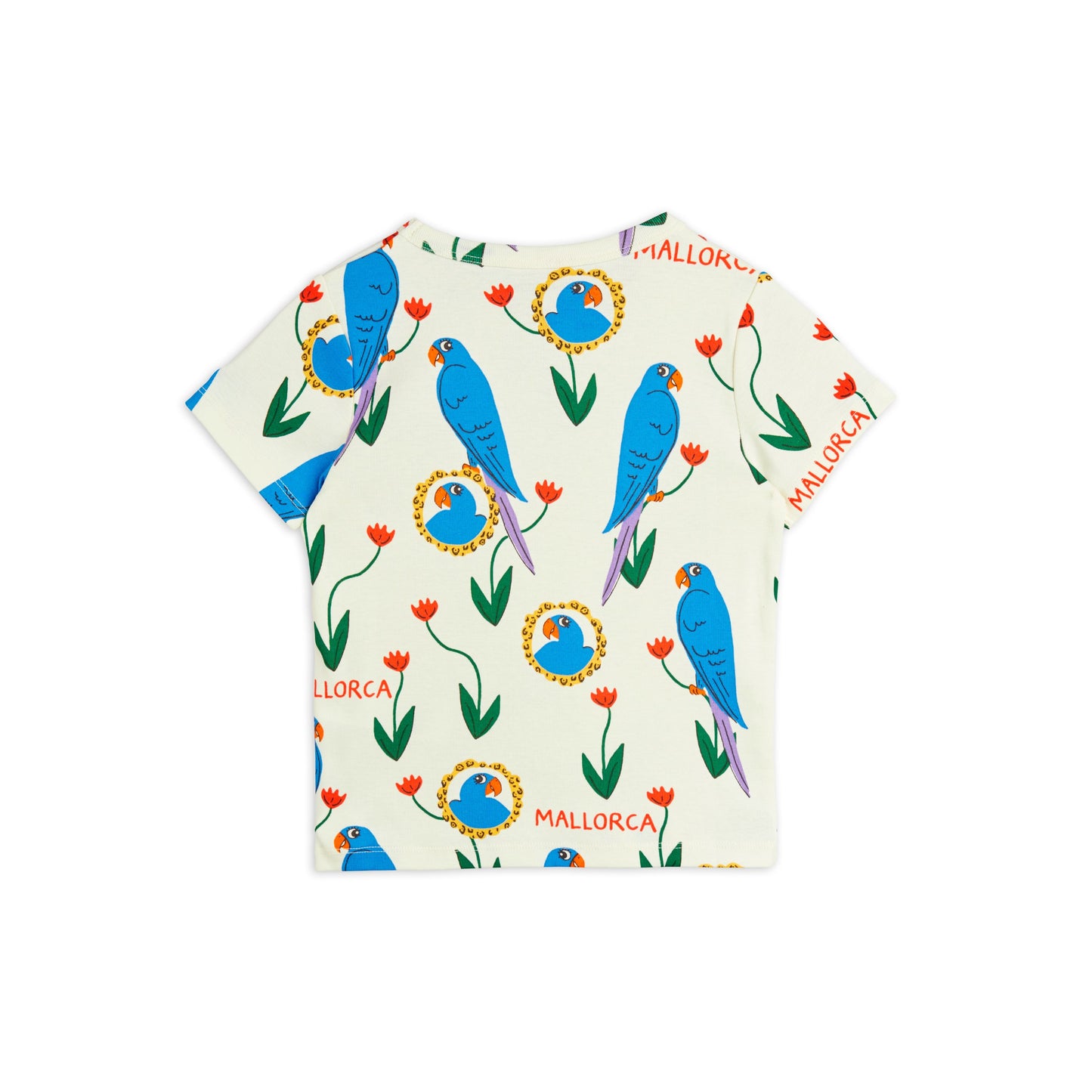MINI RODINI Parrots T-Shirt ALWAYS SHOW