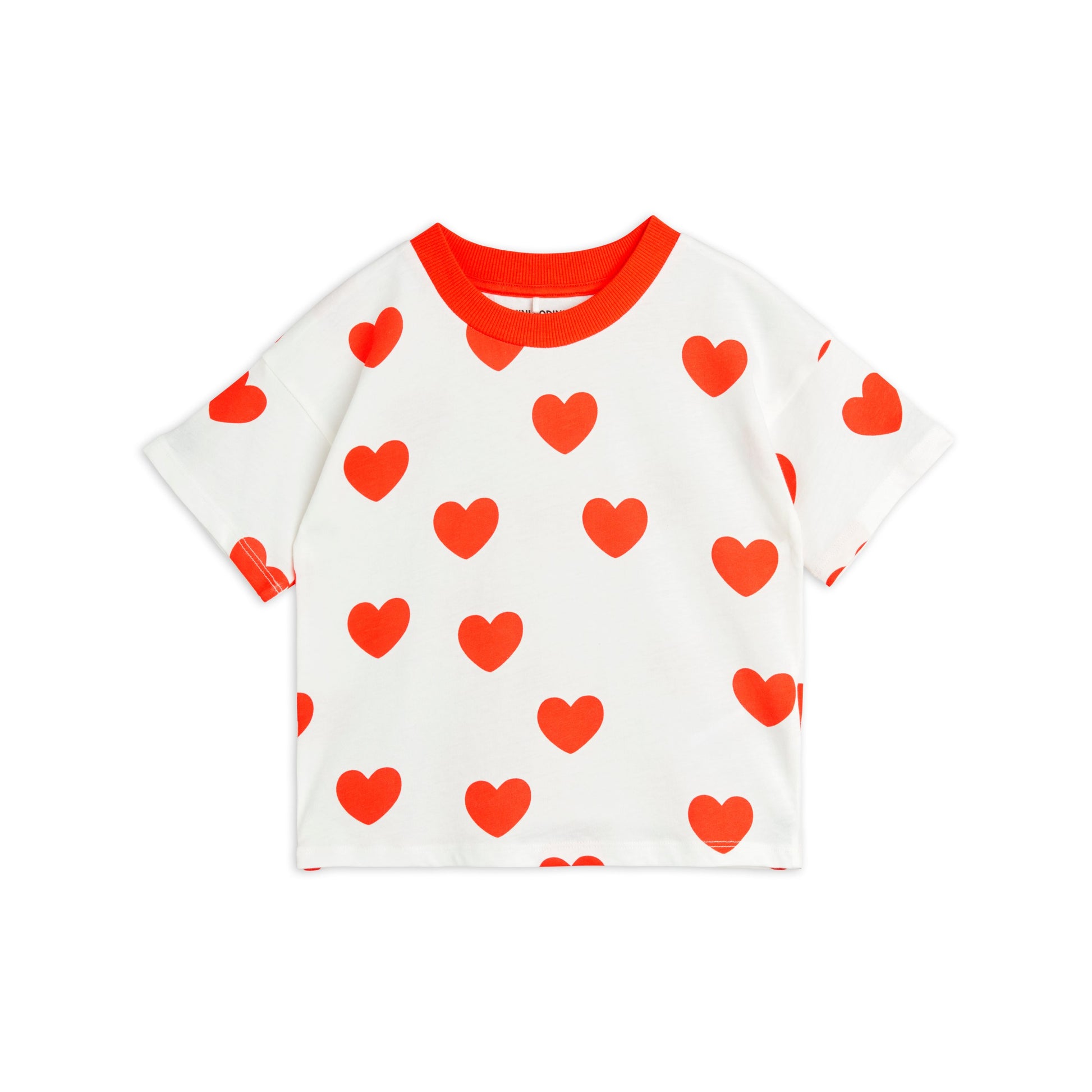 MINI RODINI Hearts T-shirt ALWAYS SHOW