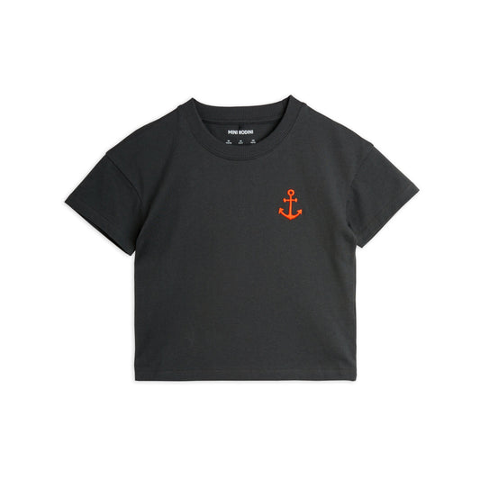 MINI RODINI Anchor Embroidered T-Shirt ALWAYS SHOW