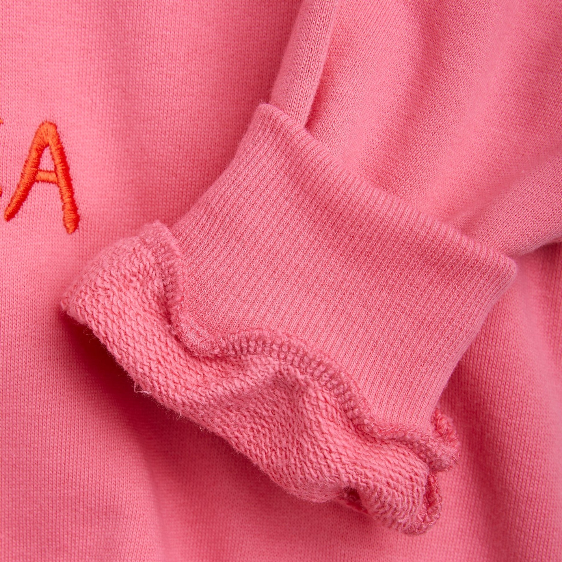 MINI RODINI Parrot Embroidered Sweatshirt Pink ALWAYS SHOW