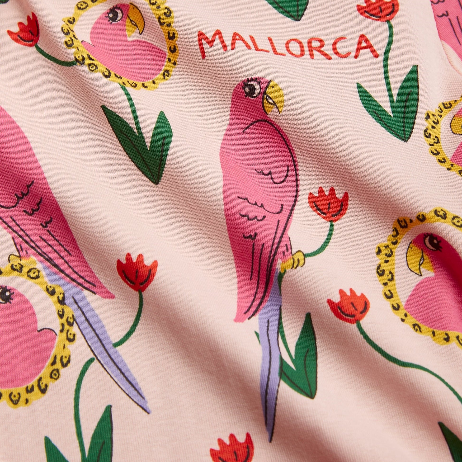 MINI RODINI Parrots Ballet T-Shirt ALWAYS SHOW