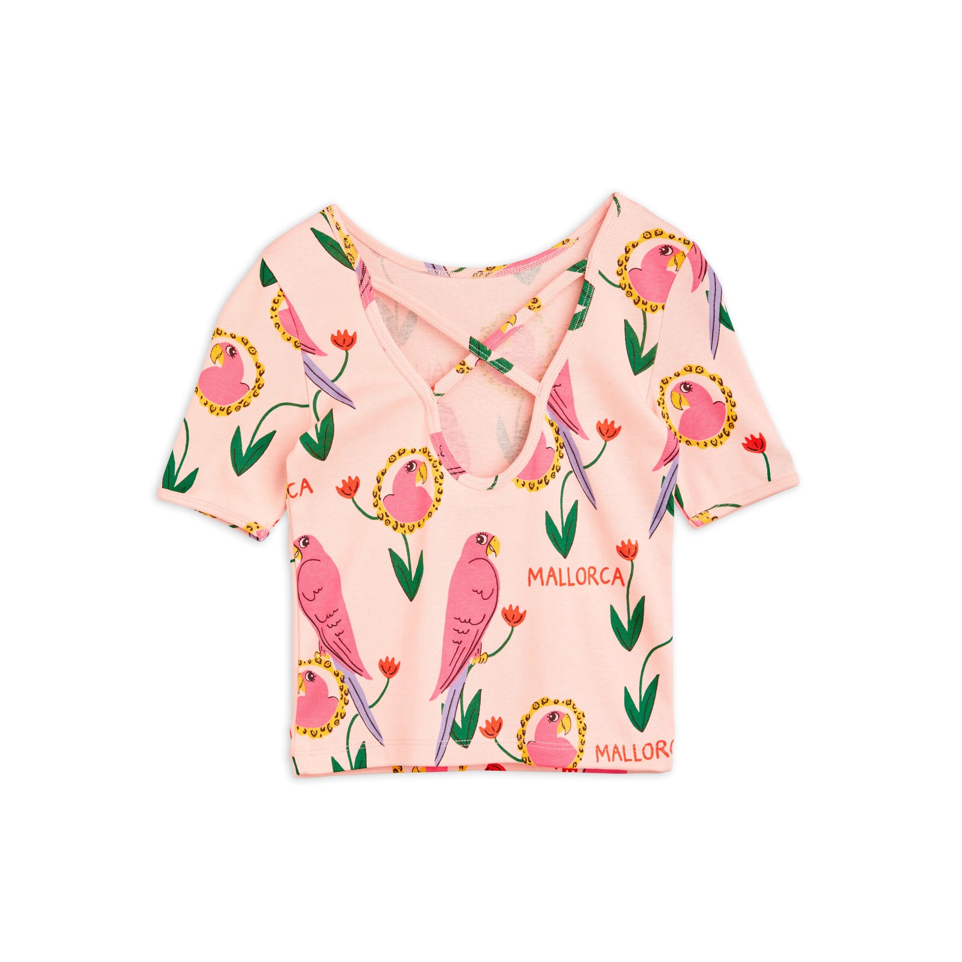 MINI RODINI Parrots Ballet T-Shirt ALWAYS SHOW