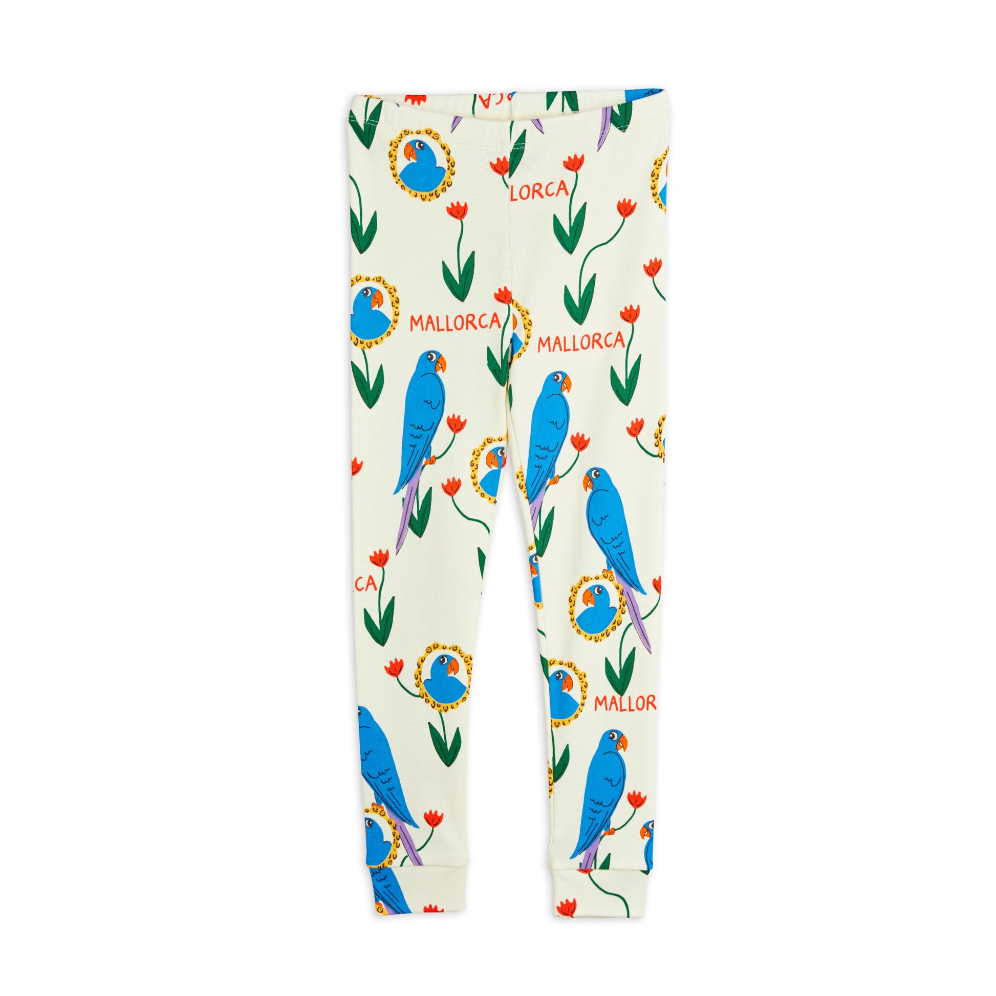 MINI RODINI Parrots Leggings ALWAYS SHOW