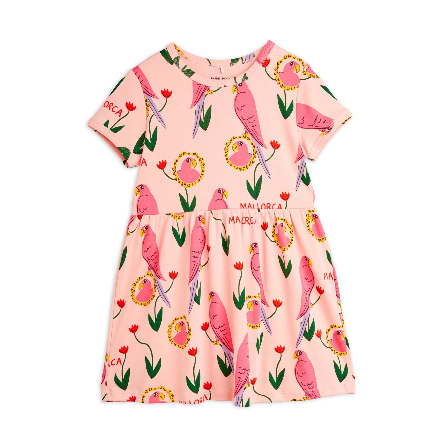 MINI RODINI Parrots Dress ALWAYS SHOW