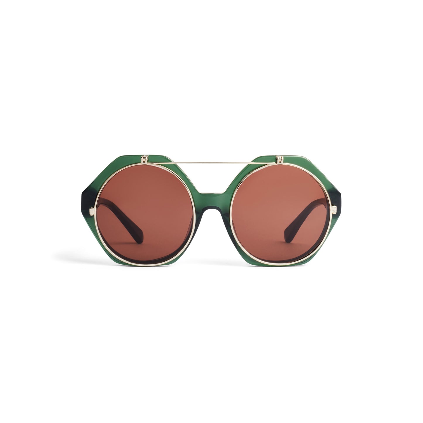MINI RODINI Flip-up Sunglasses Green