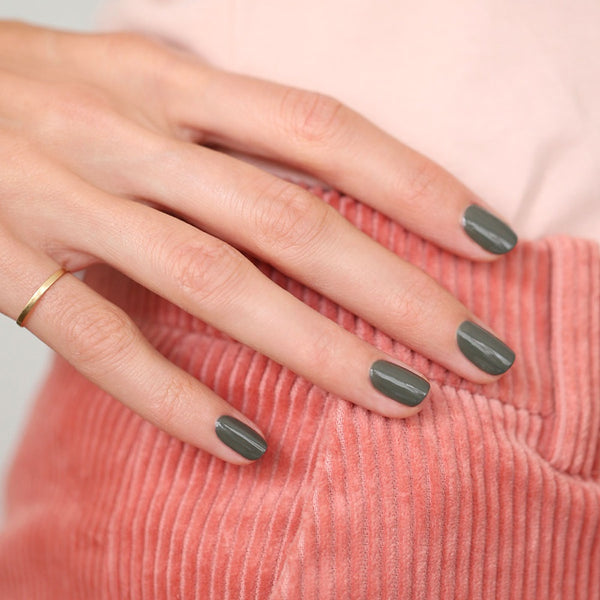 MANUCURIST Green Nail Polish Khaki