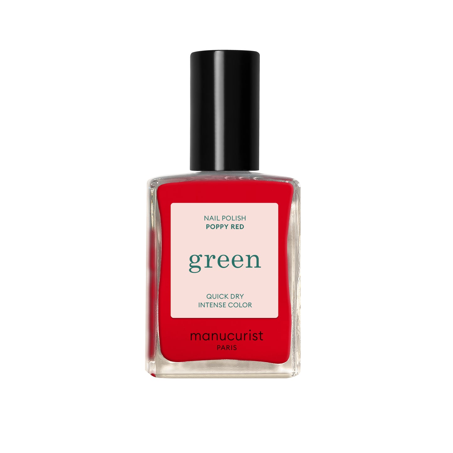 MANUCURIST Green Nail Polish Poppy Red