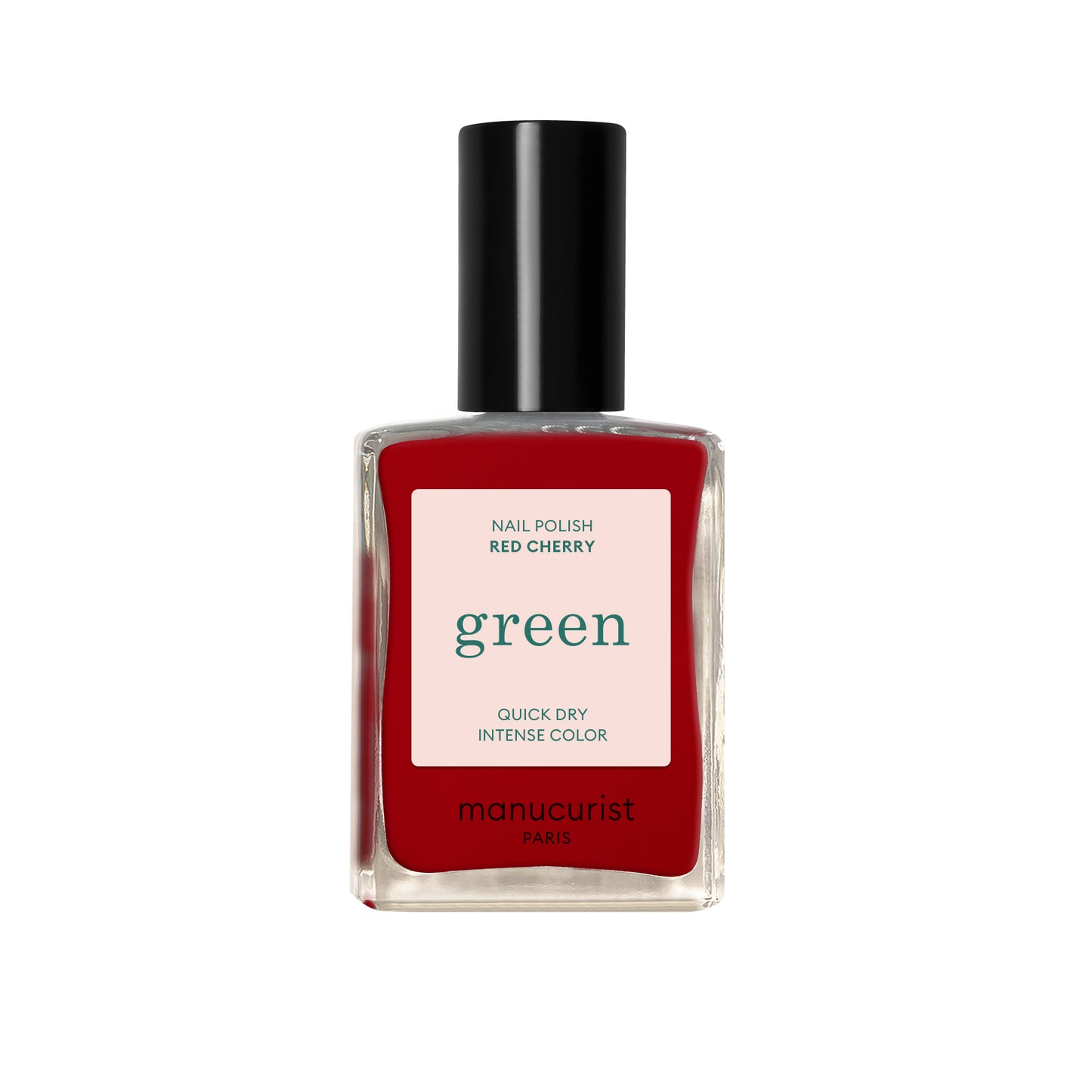 MANUCURIST Green Nail Polish Red Cherry