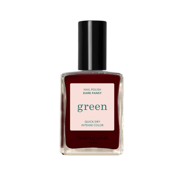 MANUCURIST Green Nail Polish Dark Pansy