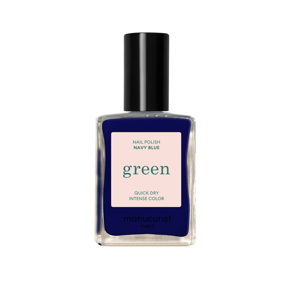 MANUCURIST Green Nail Polish Navy Blue