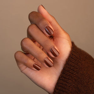 MANUCURIST Green Nail Polish Chestnut