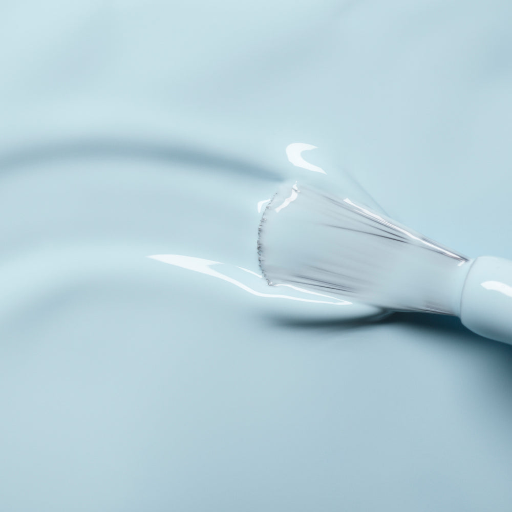 MANUCURIST Green Nail Polish Light Blue