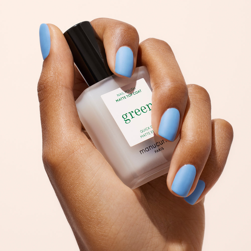 MANUCURIST Green Nail Polish Matte Top Coat