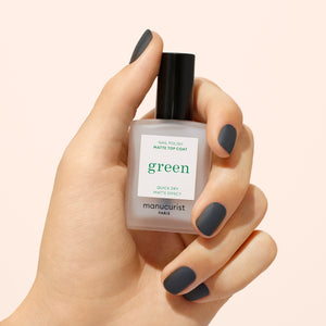 MANUCURIST Green Nail Polish Matte Top Coat