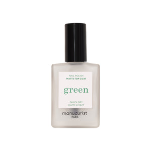 MANUCURIST Green Nail Polish Matte Top Coat