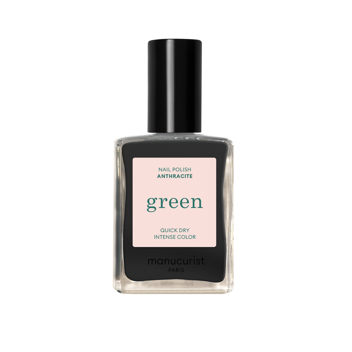 MANUCURIST Green Nail Polish Anthracite