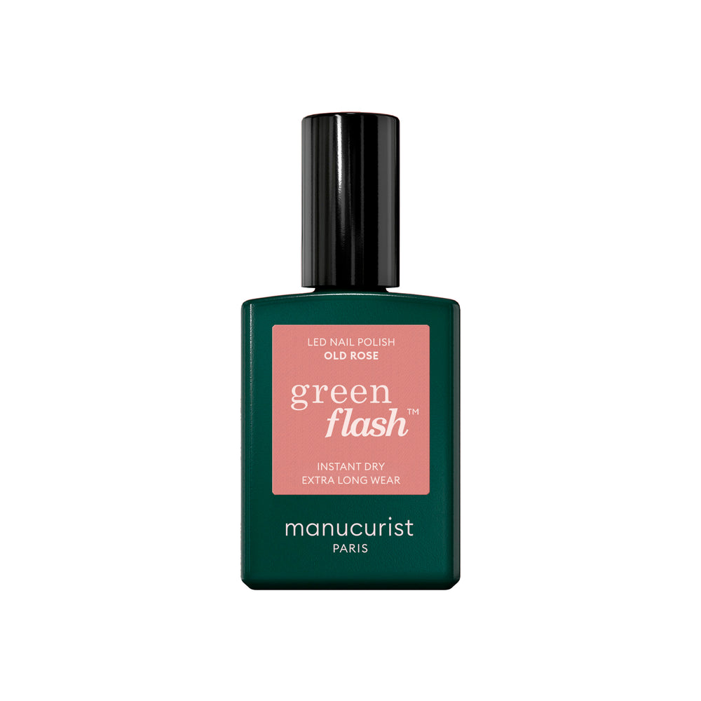 MANUCURIST Green Flash LED Nail Polish Old Rose