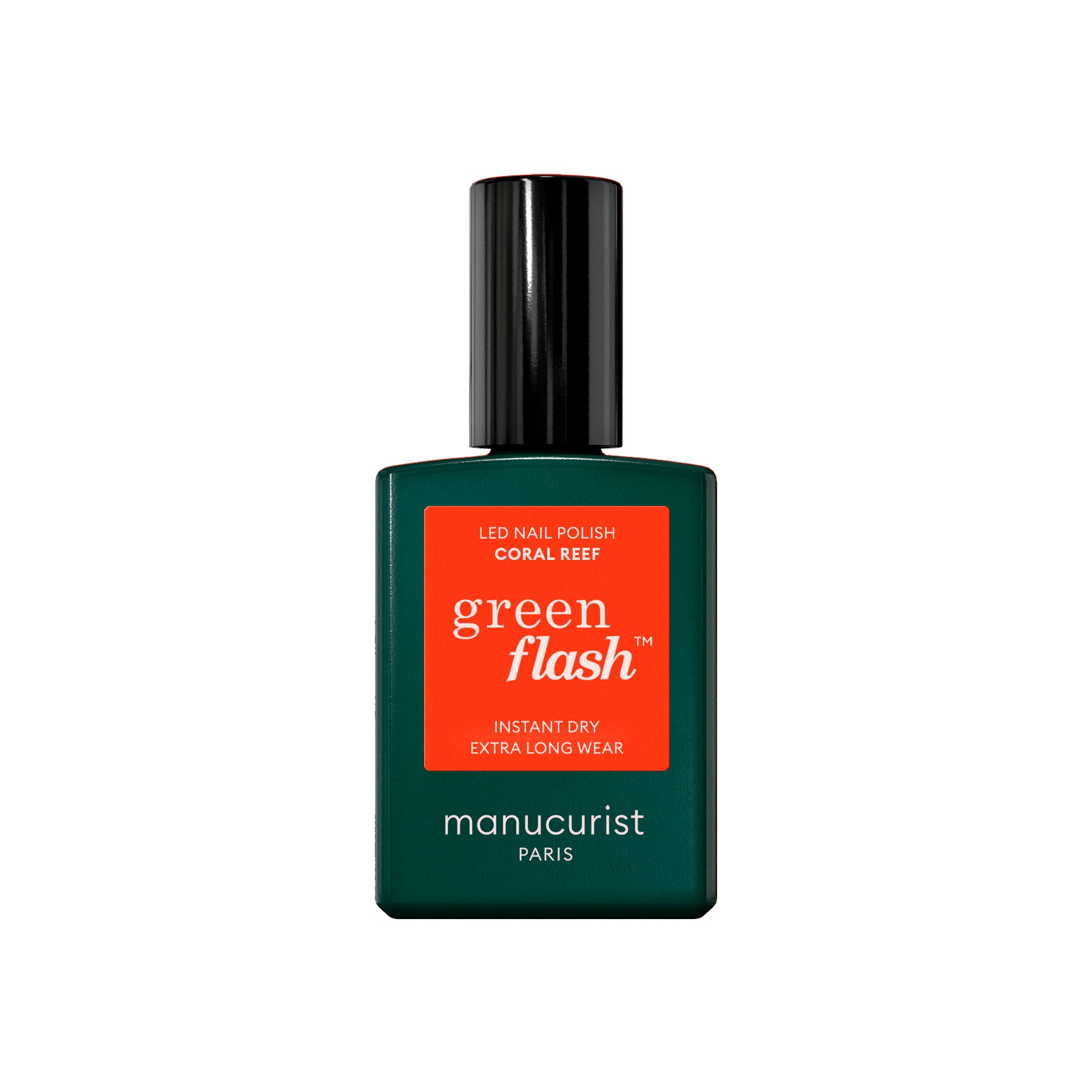 MANUCURIST Green Flash LED Nail Polish Coral Reef