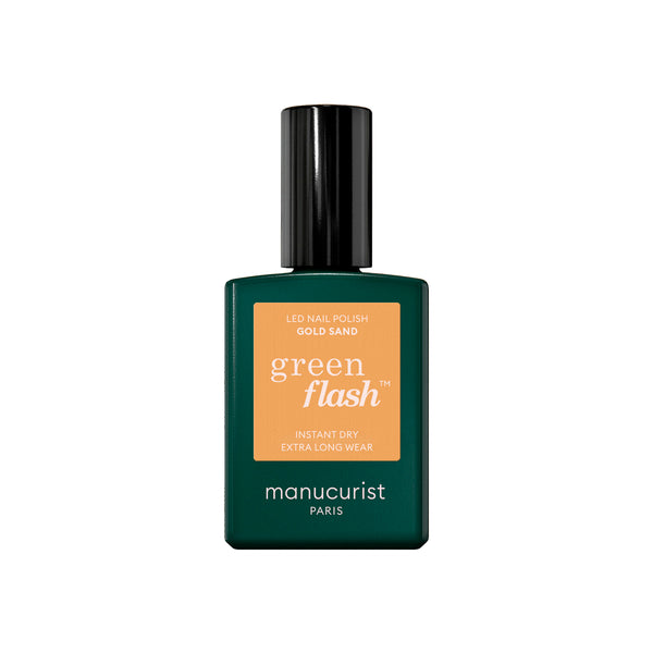 MANUCURIST Vernis à ongles LED Green Flash™ Sable doré – The